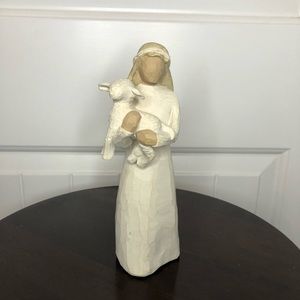 Willow Tree Nativity Shepherd Holding Lamb